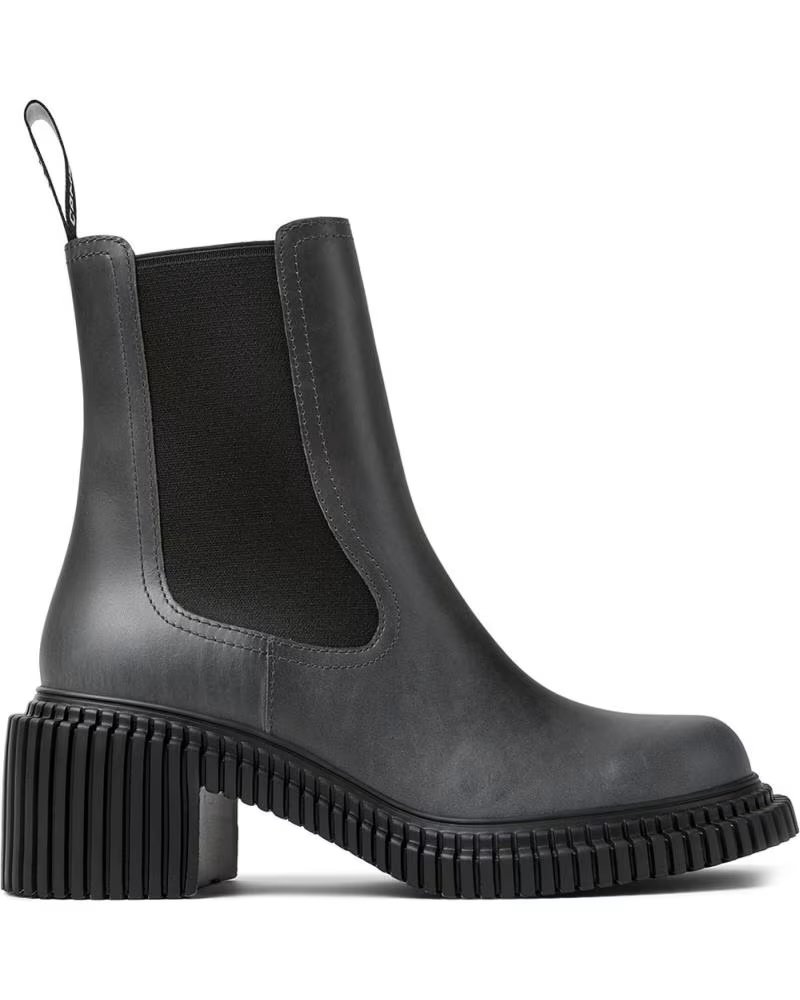 Camper Botines de Piel Pix London K400803 Grises GRIS003