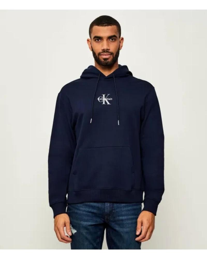 SUDADERA CON CAPUCHA CALVIN KLEIN LV04RD243G AZUL MARINO AZUL