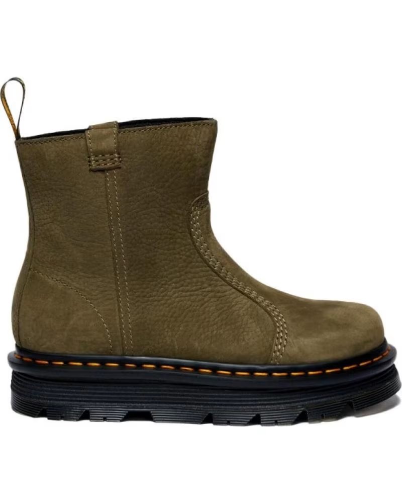 Botines Planos Dr Martens Zebzag Color Verde