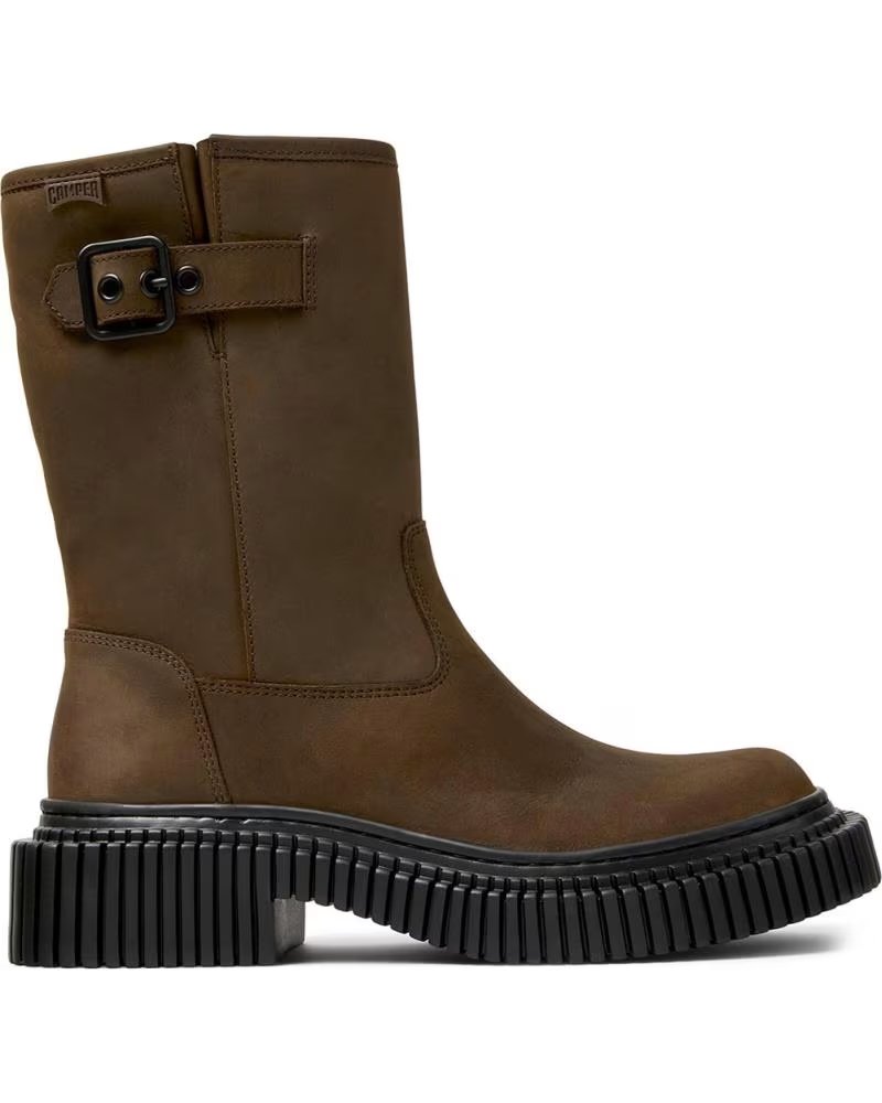 Camper Botas de Media Caña Pix Berlin K400807 de Piel Marrón MARRON001
