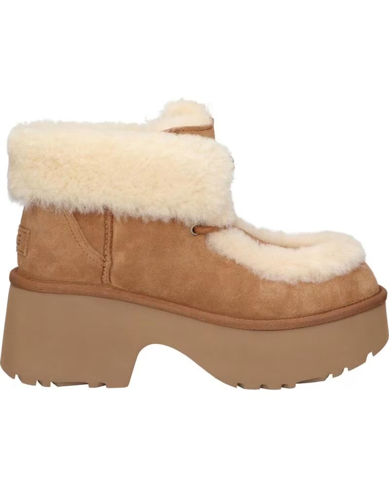 Botas de Mujer Ugg W New Heights Lace Up Chestnut 1171532 Chestnut