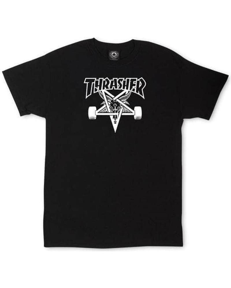 THRASHER SKATEGOAT - CAMISETA DE MANGA CORTA NEGRA NAN