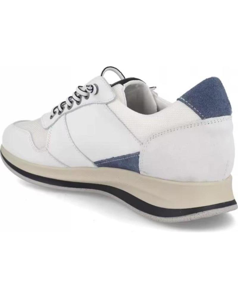 DI PRIETO ZAPATILLAS CASUAL DE PIEL BLANCAS BLANCO
