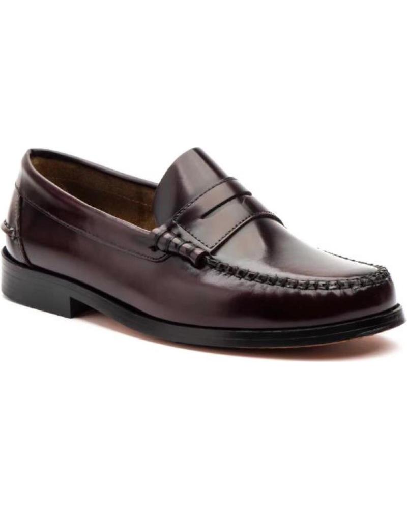 MOCASINES JAM CLÁSICOS DE PIEL CON ANTIFAZ SUE AZUL AZUL