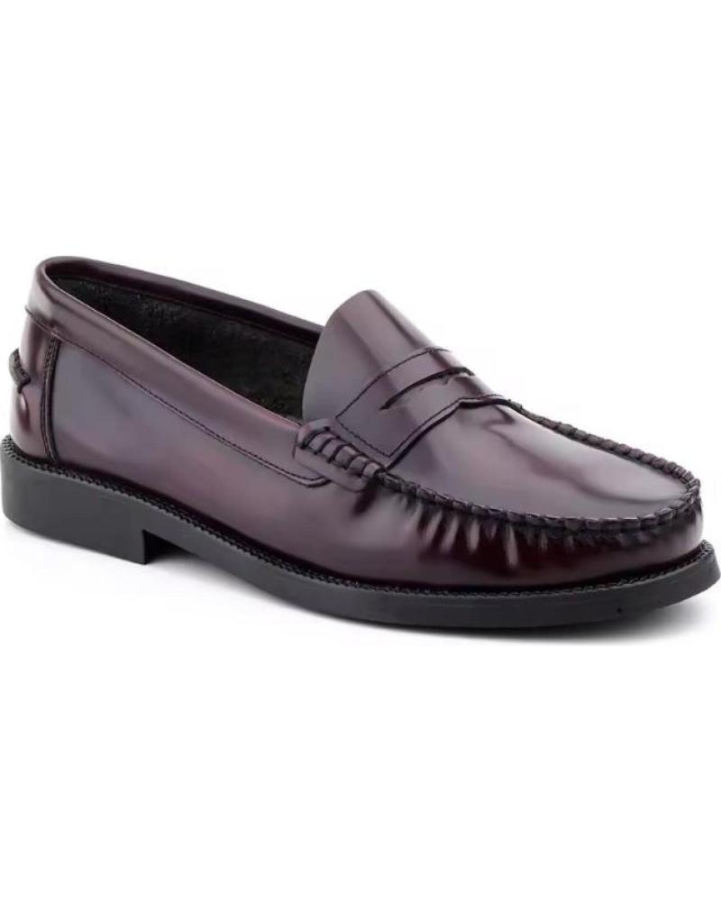 MOCASINES JAM CLÁSICOS DE PIEL CON ANTIFAZ LIS AZUL AZUL