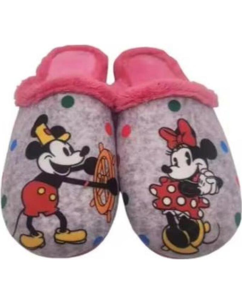 ZAPATILLAS DE CASA MICHU MICKEY Y MINNIE ROSA ROSA