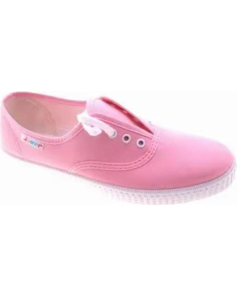 ZAPATILLAS JAVER CLÁSICAS DE LONA ROSA FABRICADAS EN ESPAÑA ROSA