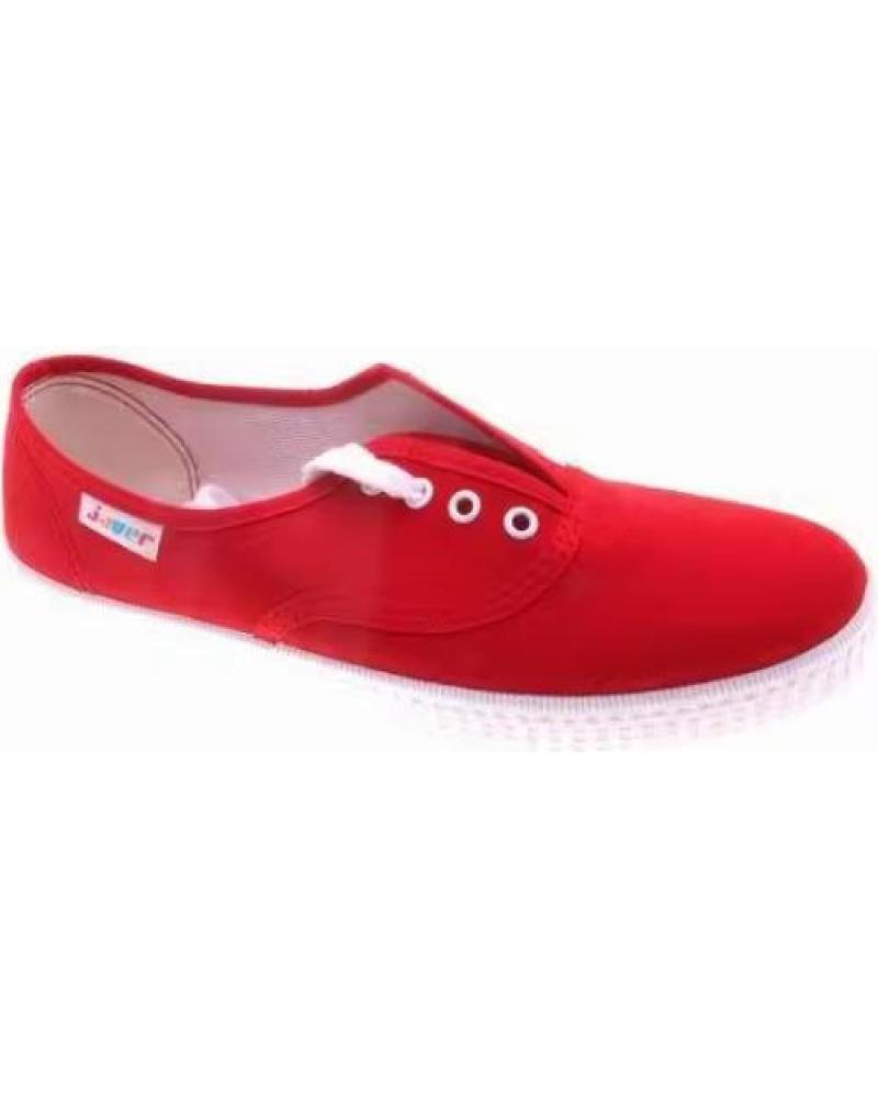 ZAPATILLAS JAVER CLÁSICAS DE LONA ROJAS FABRICADAS EN ESPAÑA ROJO