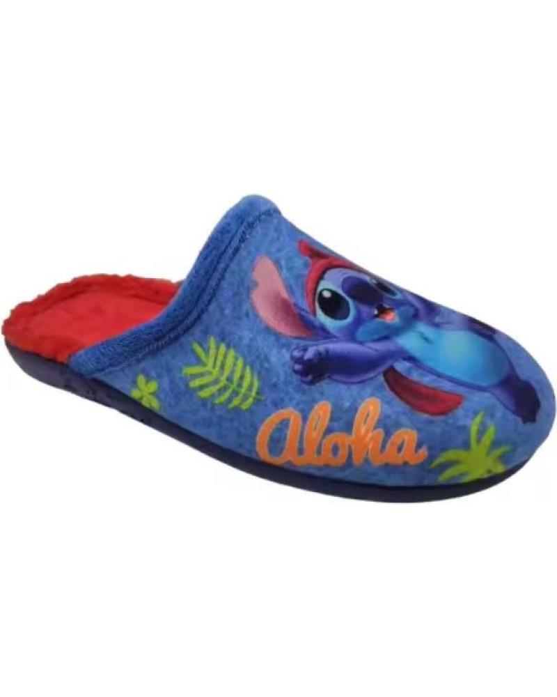 ZAPATILLAS DE CASA INFANTILES MICHU STITCH MODELO 7185 - AZUL AZUL