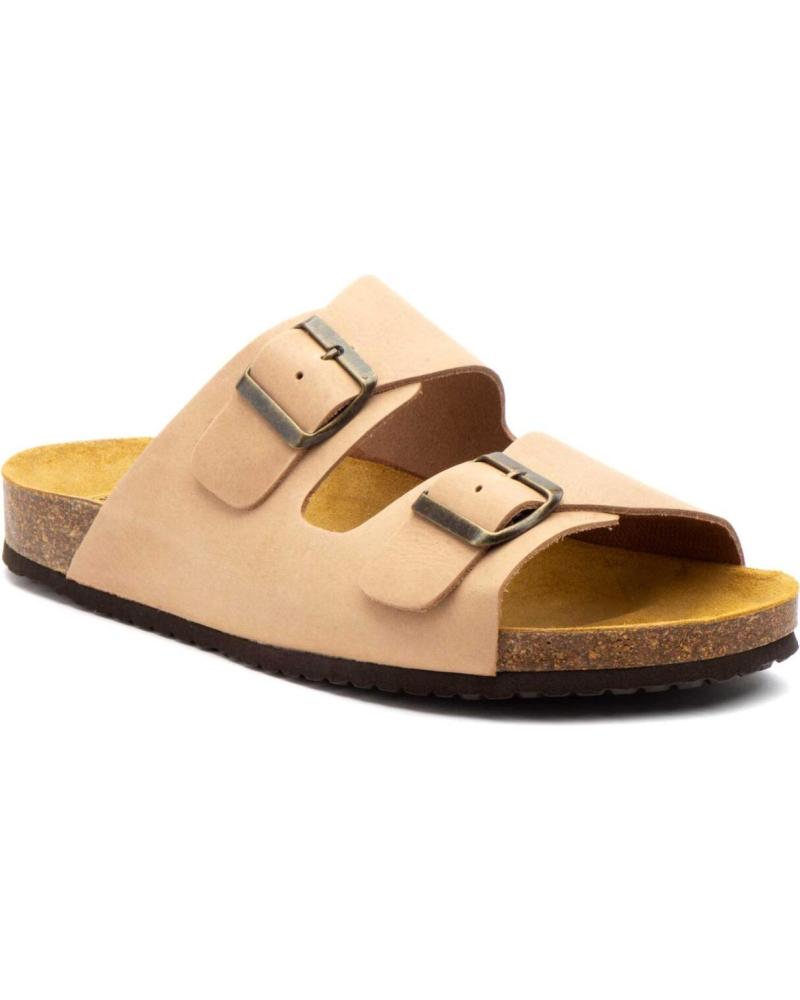 MORXIVA SANDALIA DE HOMBRE TIPO BIO DE PIEL CON HEBILLAS MODELO 8020 VERDE