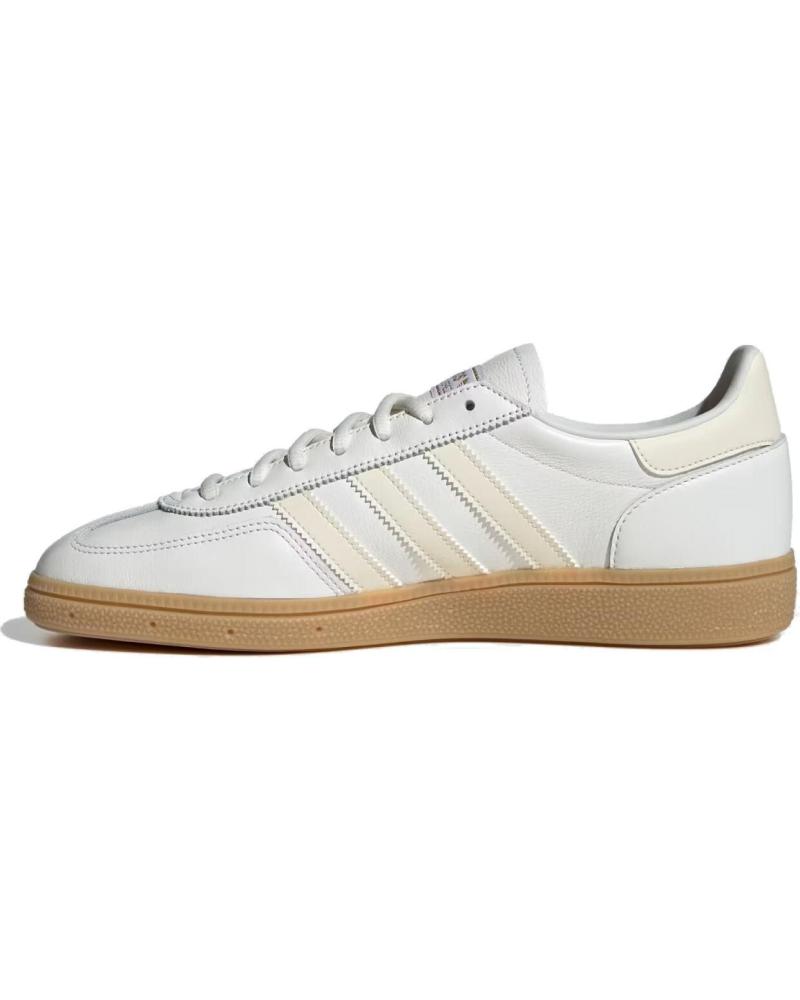 ZAPATILLAS ADIDAS HANDBALL SPEZIAL JS3867 EN BLANCO ROTO CON SUELA DE GOMA CLÁSICA WHITE