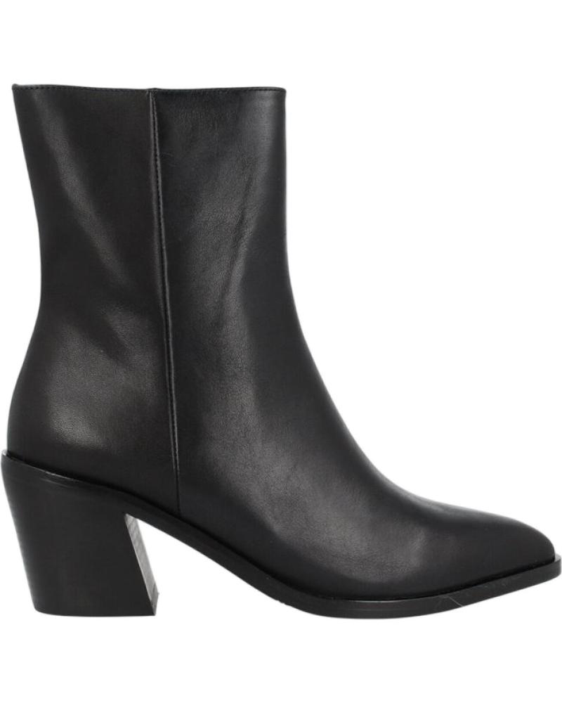 ITSE LITA BLACK - BOTÍN DE PIEL NEGRO NEGRO