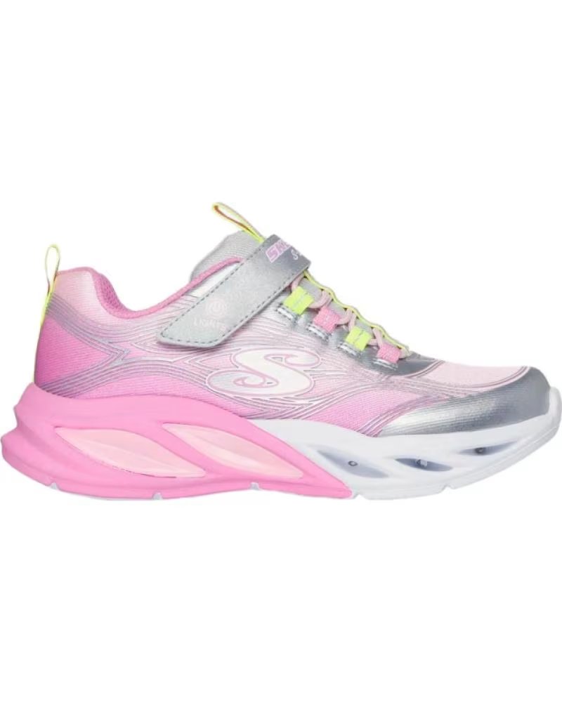 Skechers S-lights Cosmic Glow 303712L-SMLT Plateado