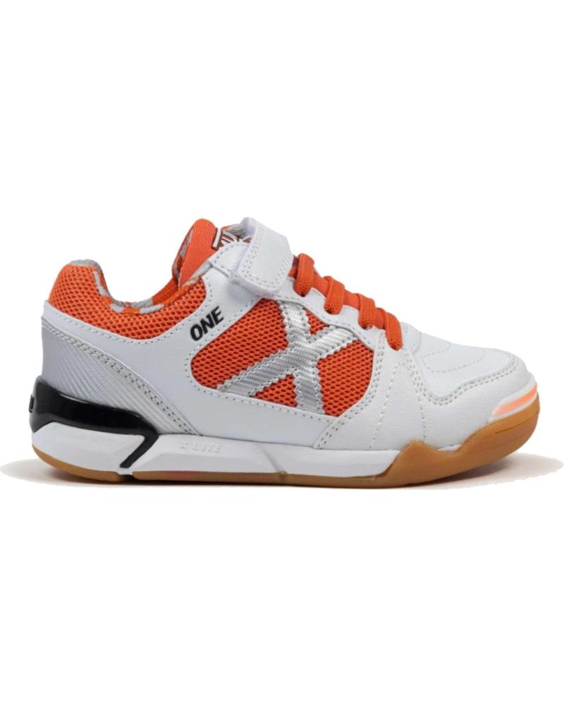 MUNICH ONE KID VCO 1431175 ZAPATILLAS FÚTBOL SALA BLANCO BLANCO