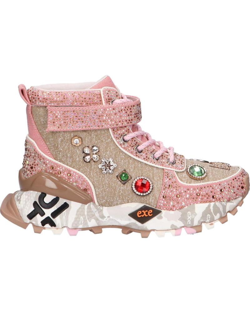 ZAPATILLAS EXE SY24-7 LEATHER TAUPE PINK LEATHER TAUPE PINK