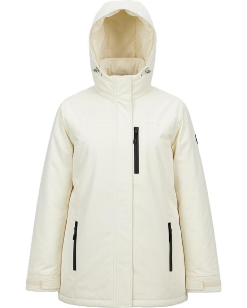 ALPHADVENTURE CHAQUETA DE PLUMA PAKKA CON CAPUCHA BLANCA BLANCO