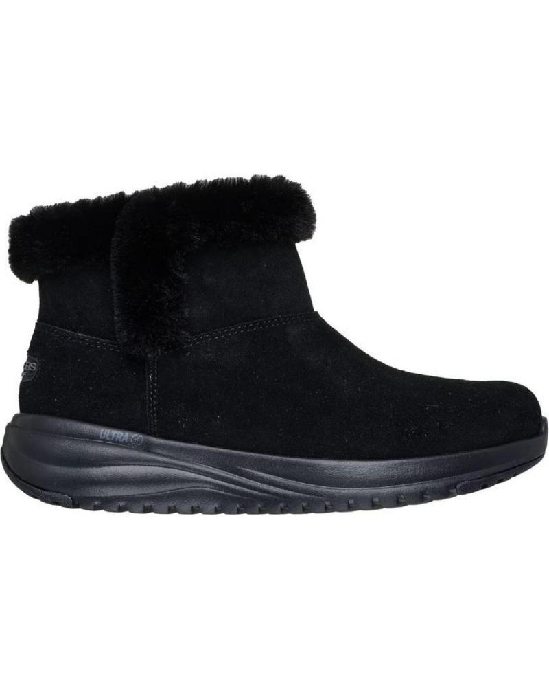SKECHERS 144775 BOTAS DE ANTE SERRAJE NEGRO NEGRO