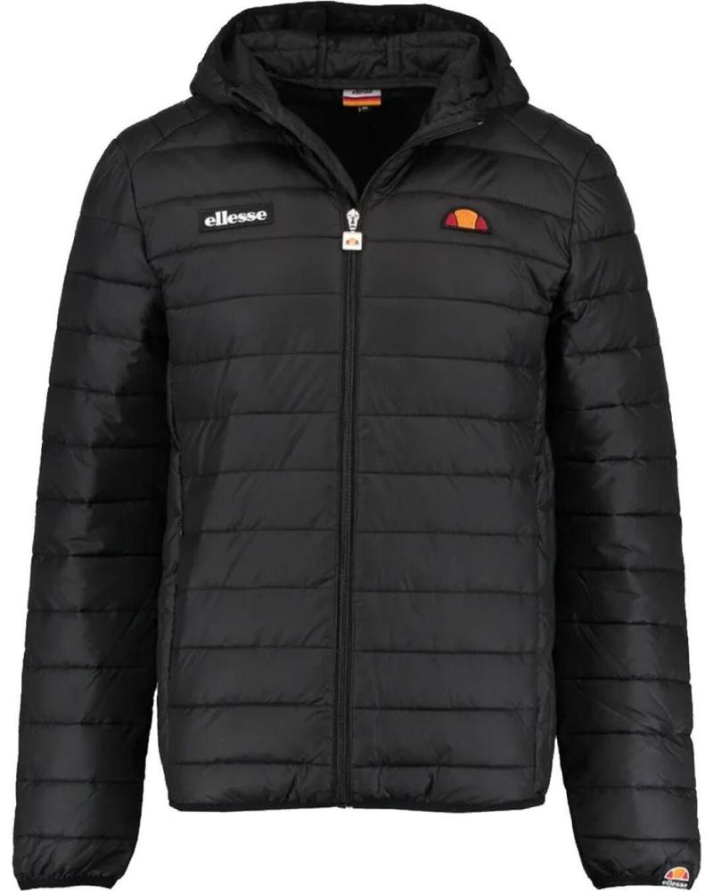 ELLESSE CHAQUETA LOMBARDY PADDED CON CAPUCHA NEGRA NEGRO