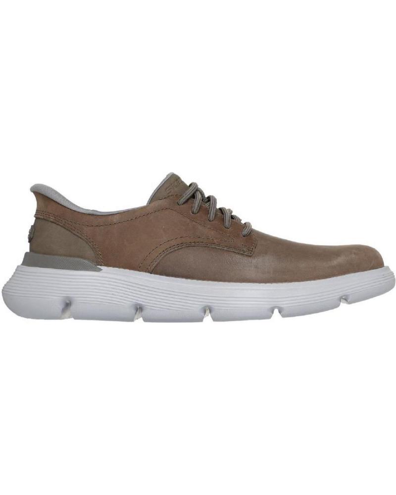 SKECHERS 205353 ZAPATILLAS CASUAL DE HOMBRE SLIP INS P TAUPE