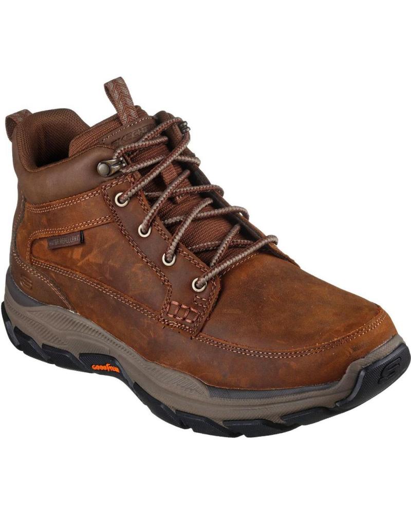 SKECHERS BOTAS SENDERISMO 204454 WATERPROOF CUERO CUERO