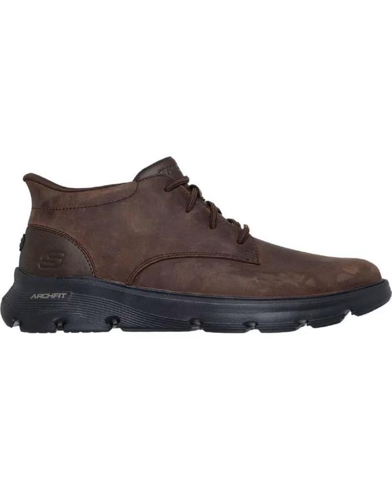Skechers 205514 Bota Slip-ins de Piel Marrón Marron
