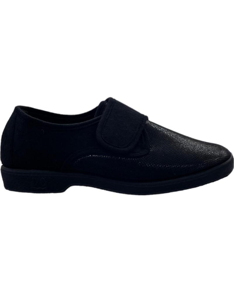 D`CUTILLAS ZAPATILLAS ORTOPÉDICAS DOCTOR CUTILLAS 598 NEGRO CON VELCRO NEGRO