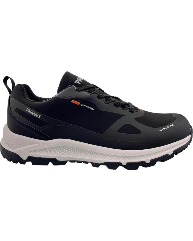 ZAPATILLAS TREKKING HOMBRE PAREDES REDUEÑA LT 24518 WATERPROOF NEGRO NEGRO NEGRO