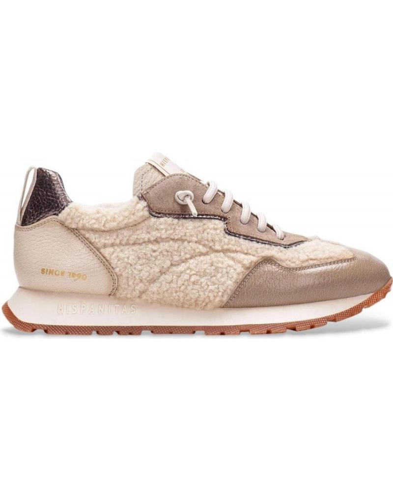 ZAPATILLAS HISPANITAS KANSAS HI254209 TOPO BEIGE BEIGE