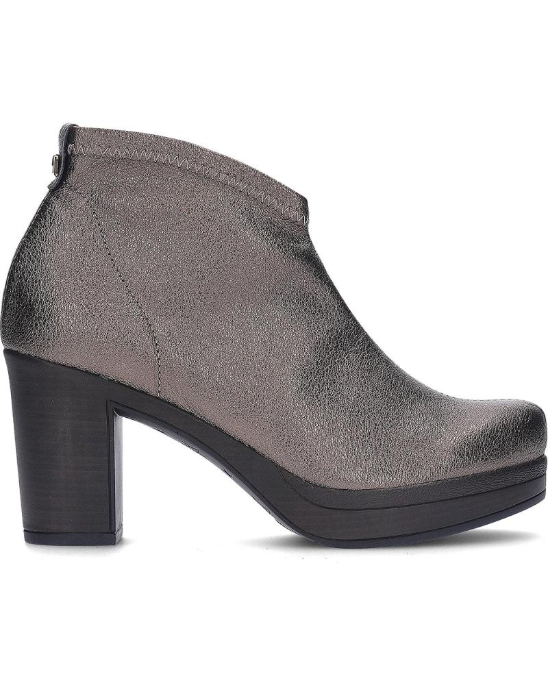 BOTINES PEDRO MIRALLES 27575 DE ANTE STRETCH BRONZO CON TACÓN BRONZO