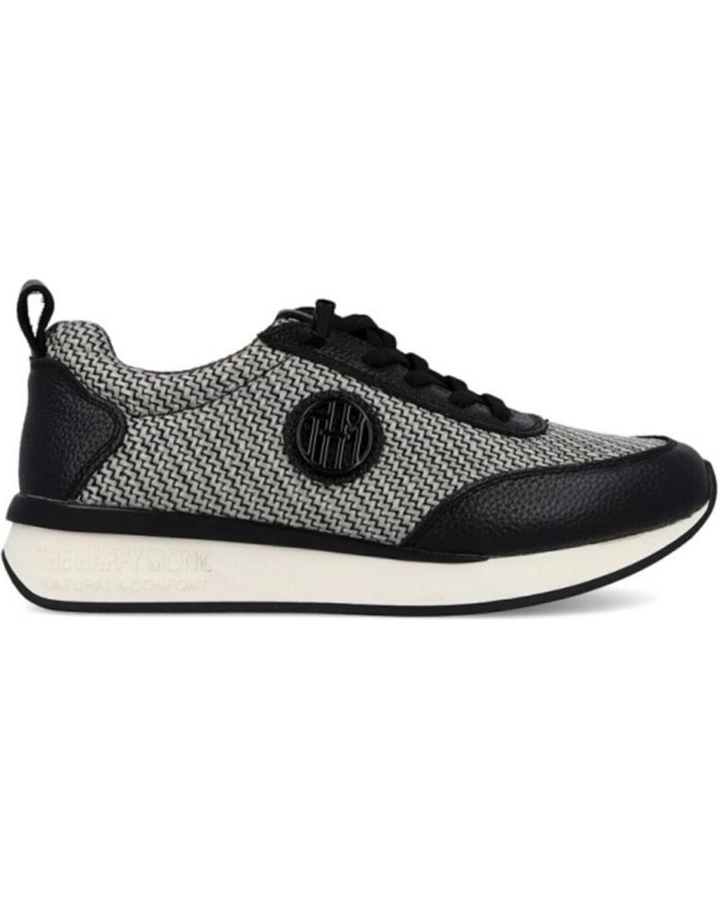 THE HAPPY MONK ZAPATILLAS CASUAL VANITY-010 NEGRO NEGRO