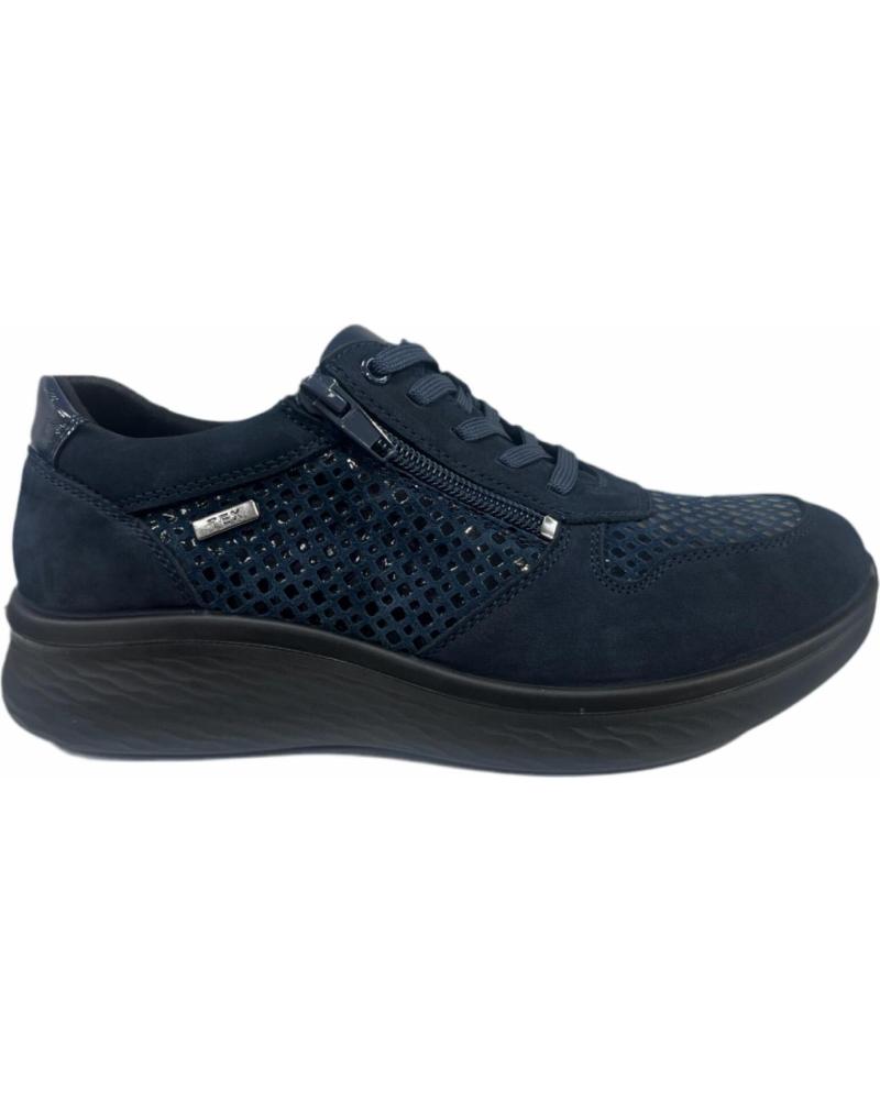 ZAPATILLAS G COMFORT 819 DE NUBUCK Y LICRA AZUL AZUL