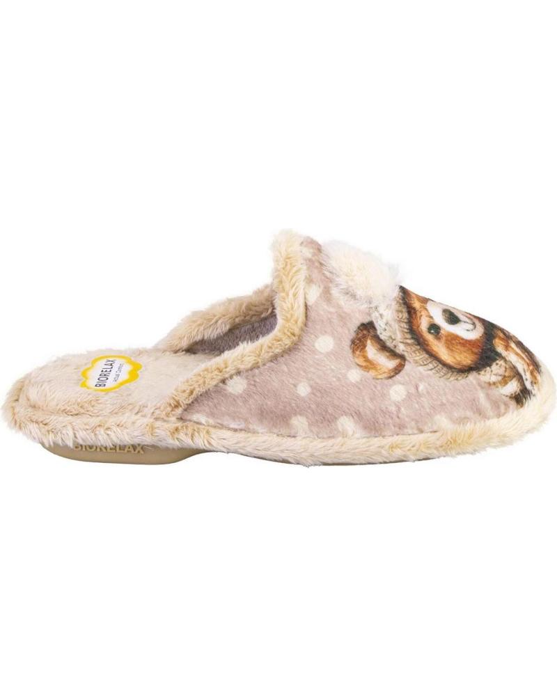 ZAPATILLAS DE CASA COSDAM 4658 DISEÑO OSO COLOR PIEDRA PIEDRA