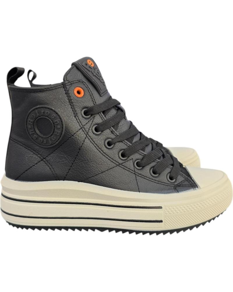 REFRESH BOTÍN SNEAKER ALTO 172939 NEGRO NEGRO