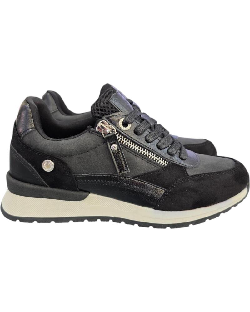 REFRESH ZAPATILLAS CASUAL 172959 NEGRAS CON CREMALLERA LATERAL NEGRO