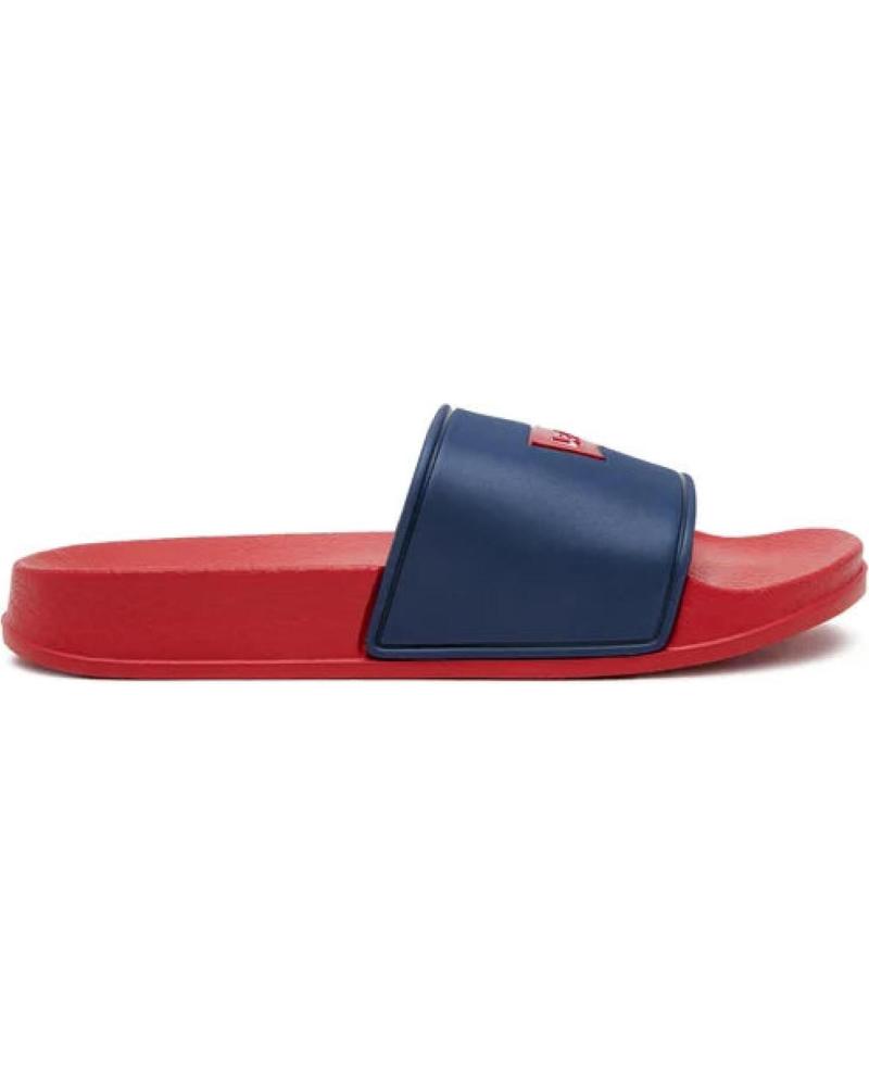 LEVIS CHANCLAS VPOL0186S AZUL MARINO Y ROJO NEGRO