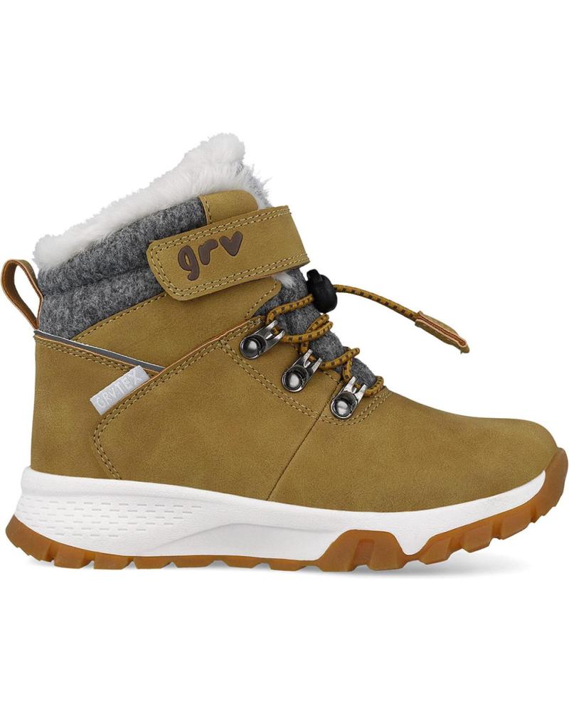 BOTÍN OUTDOOR IMPERMEABLE GARVALÍN GRV-TEX 251525-A781 MARRÓN CAMEL CAMELA781