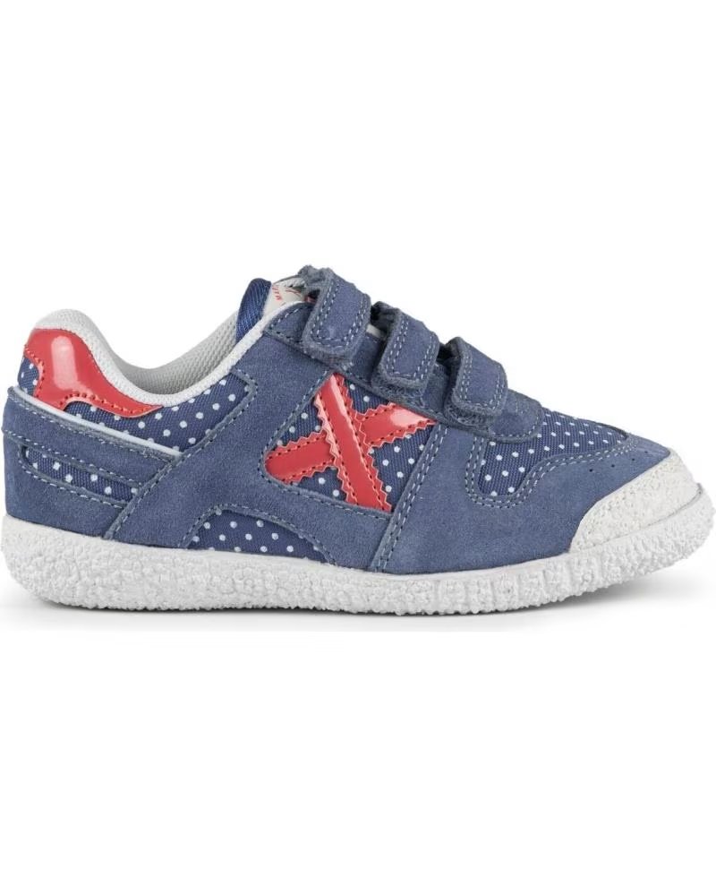 Munich Zapatillas Mini Goal Vco 8128618 Azules con Cierre de Velcro Azul
