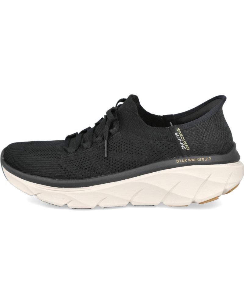 SKECHERS D'LUX WALKER 2.0 150105 BKTN ZAPATILLAS NEGRAS NEGRO