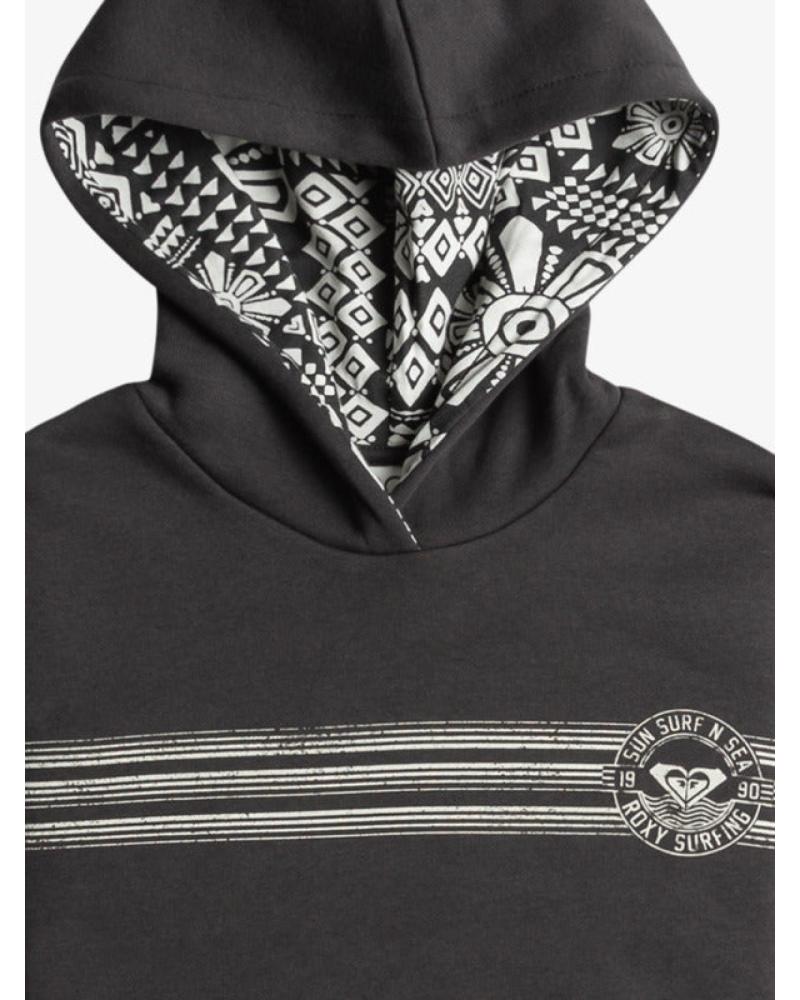 SUDADERA ROXY ERGFT03972 NEGRA PARA NIÑA BLACK