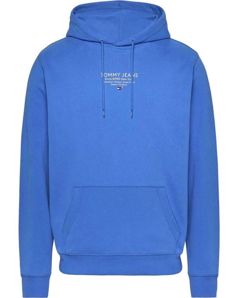SUDADERA CON CAPUCHA TOMMY JEANS EN AZUL ELÉCTRICO TALLA L L