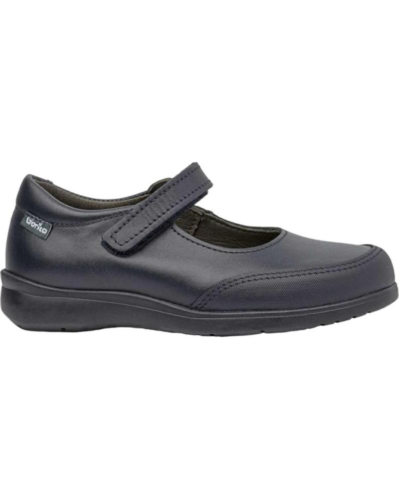 GORILA MERCEDITAS HEGAR VELCRO PIEL NEGRO/AZUL NEGRO