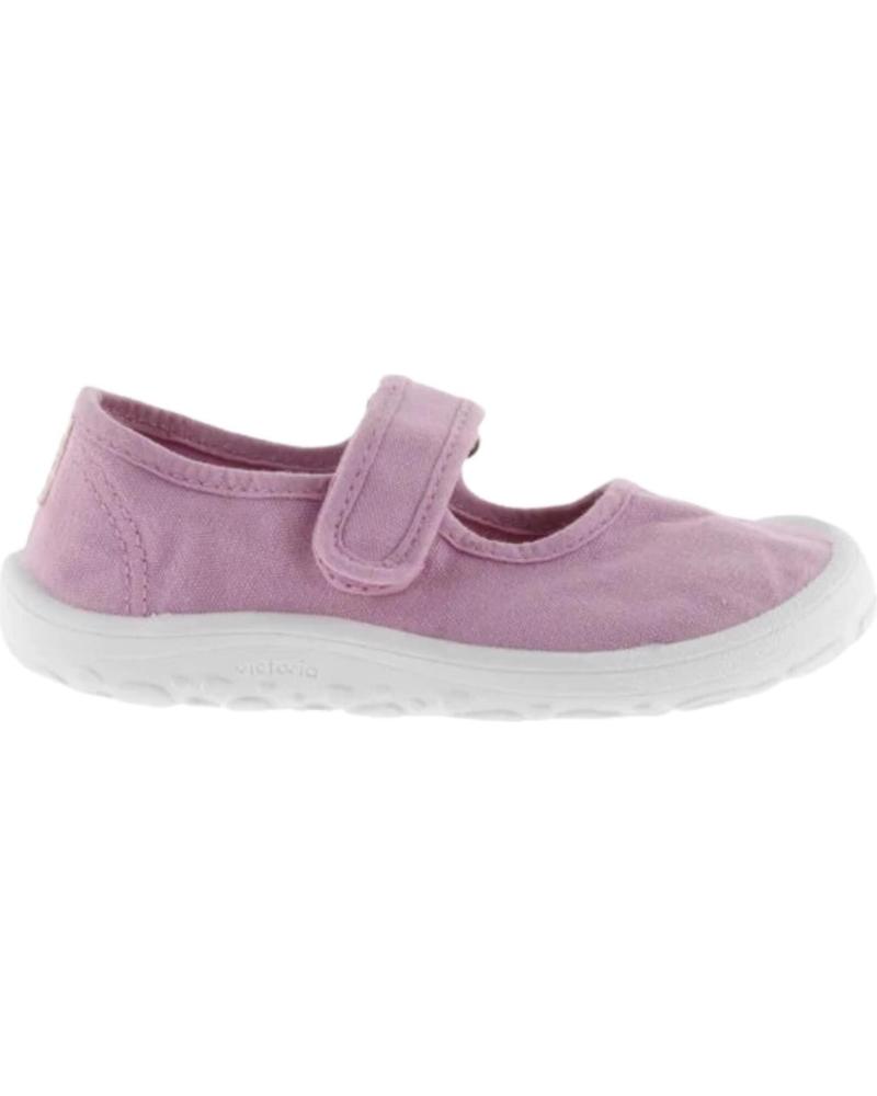 VICTORIA MERCEDITAS BAREFOOT LONA VELCRO ROSA PETALO BOSCO 1370109 PETALO