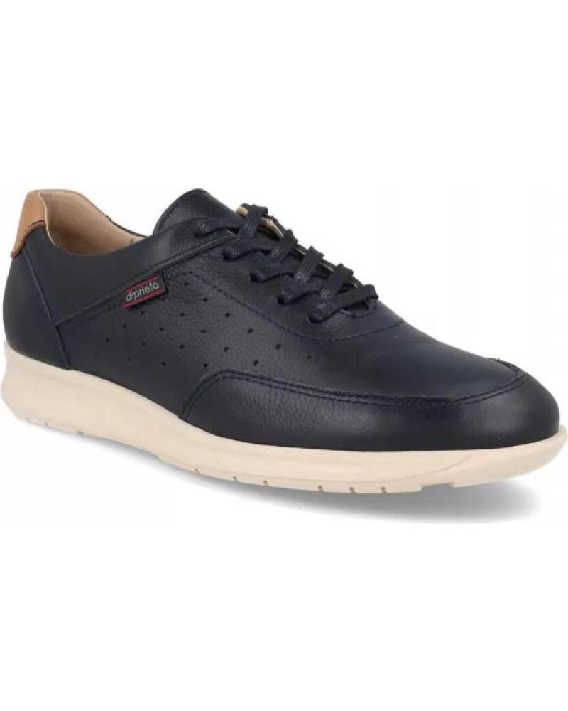 ZAPATILLAS CASUAL DI PRIETO DE PIEL MODELO AZUL AZUL