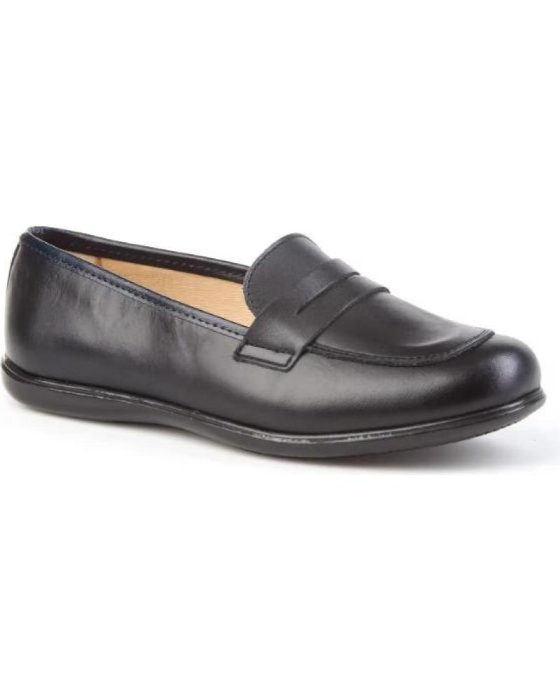 MOCASINES COLEGIALES ANGELITOS DE PIEL MODELO 466 AZUL AZUL