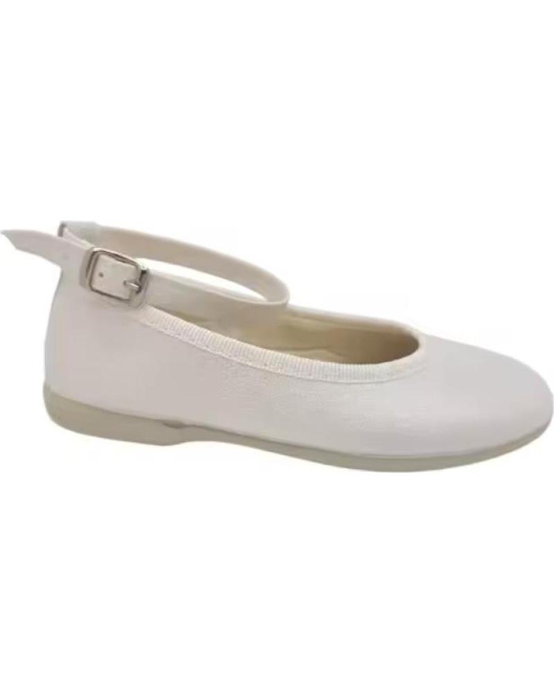 CONDIZ MERCEDITAS CON PULSERA Y HEBILLA, SUELA BLANCA BLANCO