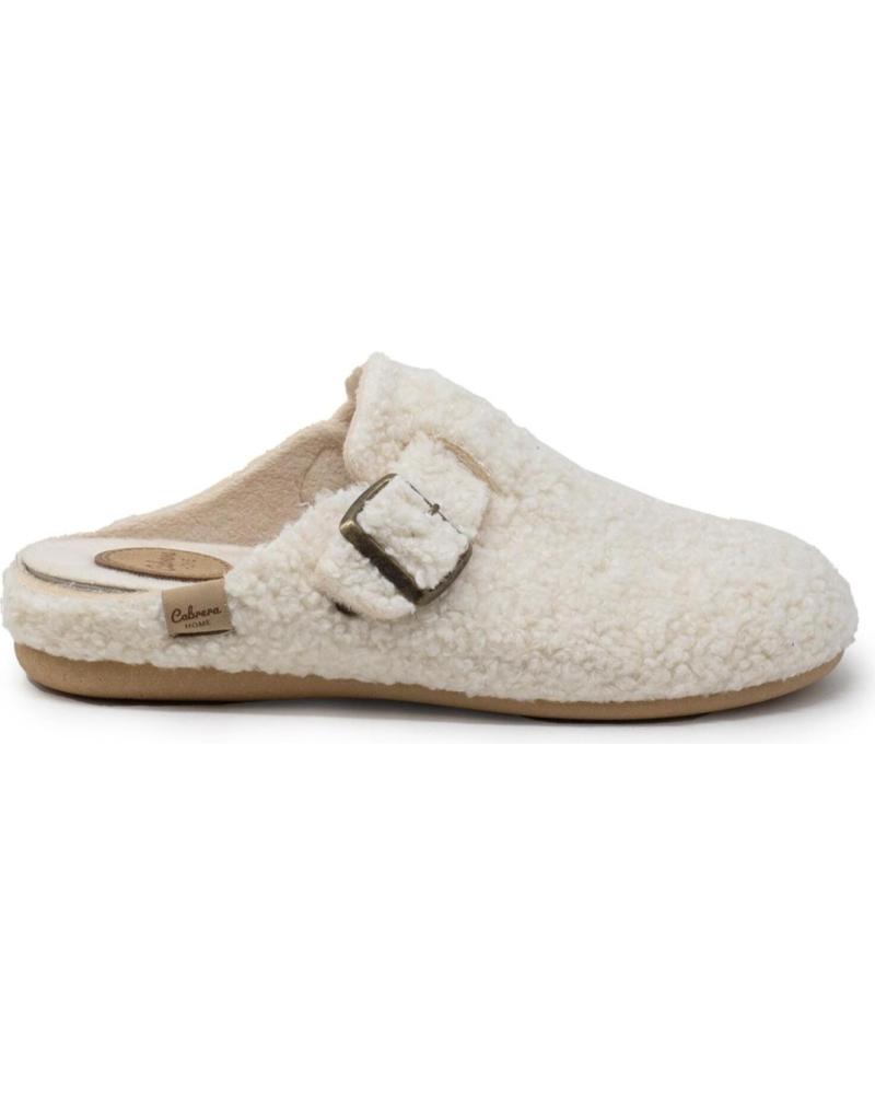 CABRERA ZUECO BORREGUILLO CRUDO BEIGE BEIG