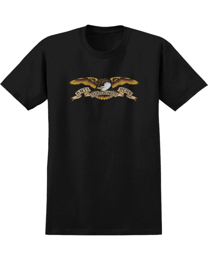 CAMISETA ANTIHERO RINGSPUN NEGRA NAN