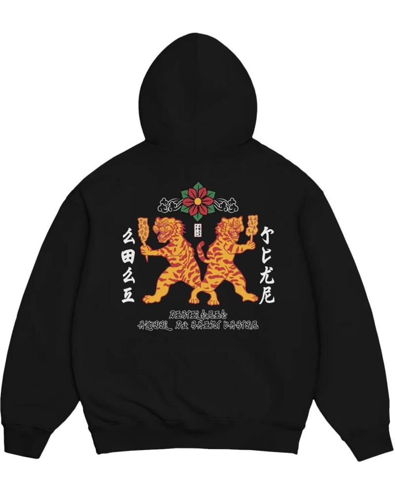 SUDADERA CON CAPUCHA JACKER BAIJU NEGRA NAN