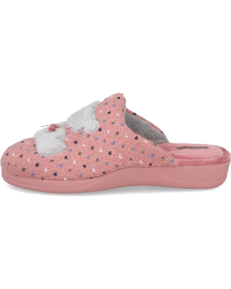 DEVALVERDE 1176 ZAPATILLAS DE CASA - SALMÓN SALMON