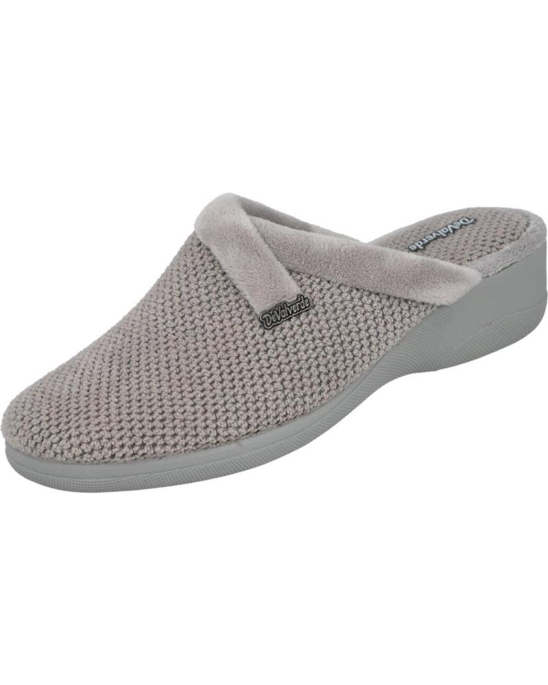 DEVALVERDE ZAPATILLAS DE CASA 2231 GRIS GRIS